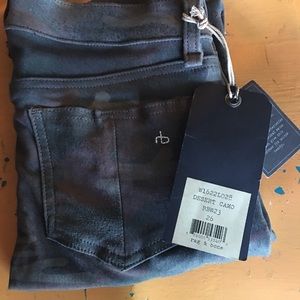 Rag n bone desert camo pant wms/26